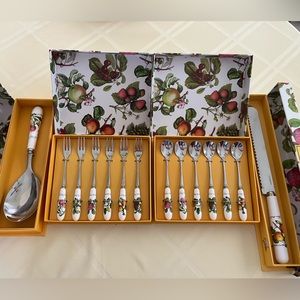 Portmeirion Pomona serving pieces c